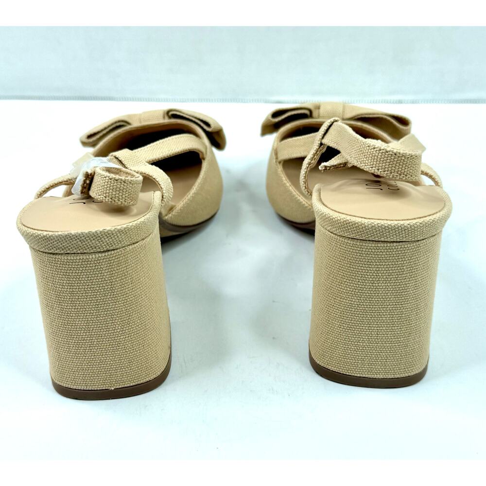 Journee Collection Women's Tailynn Block Heel Pumps Tan Size 7.5 NWT - Picture 7 of 9